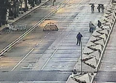 Bloqueo en Reforma. Foto: Twitter @OVIALCDMX