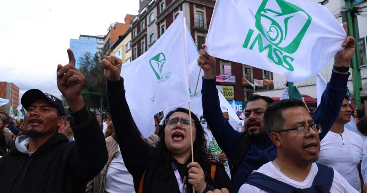 Trabajadores del IMSS anuncian protestas y bloqueos en CDMX