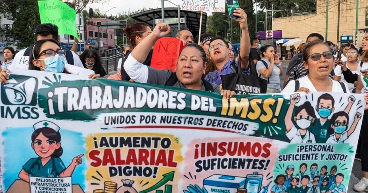 Trabajadores del IMSS anunciaron más movilizaciones