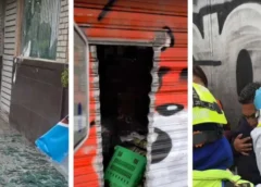 Sube tono de marcha del 2 de octubre: saqueos, pintas y enfrentamientos