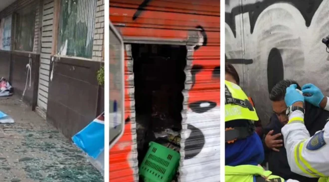 Sube tono de marcha del 2 de octubre: saqueos, pintas y enfrentamientos