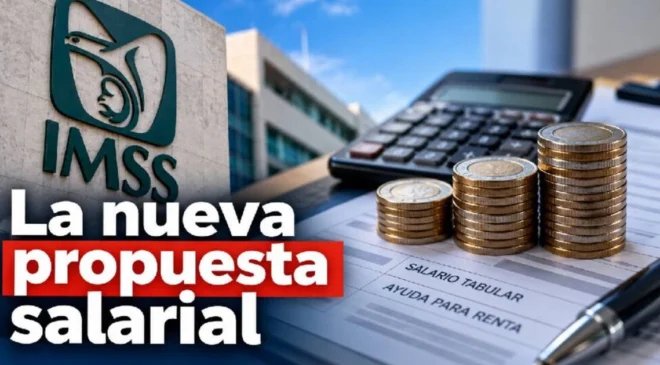IMSS y sindicato acuerdan aumento salarial del 8%, pero sólo 4% va al salario base; trabajadores exigen 10%