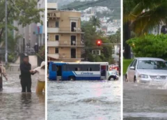 Inundaciones, deslaves y daños: primeras afectaciones del huracán Simon en el Pacífico mexicano