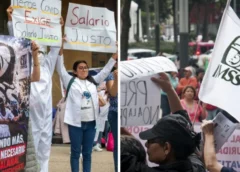 Trabajadores del IMSS marcharán este miercoles. Foto: Cuartoscuro