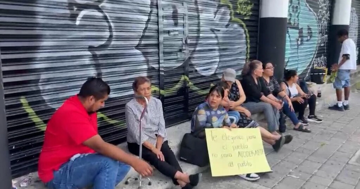 Exigen agua en Guadalajara. Foto: Omar Hernández, UnoTV