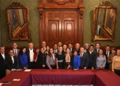 Sheinbaum se reúne con los 24 gobernadores de estados incorporados al IMSS-Bienestar