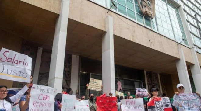 Trabajadores del IMSS alistan marcha nacional el 14 de octubre; Zoé Robledo responde a inconformes