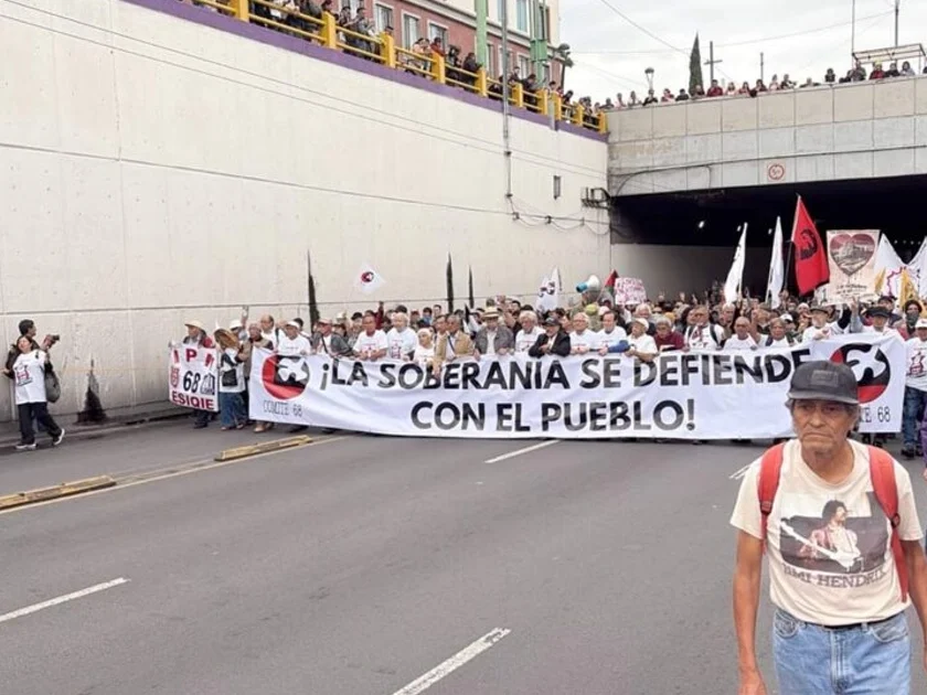 Marcha deja 19 civiles lesionados. FOTO: UnoTV